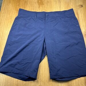 Under Armour Performance Golf Shorts Men's 38 Navy Blue Stretch 11" Inseam